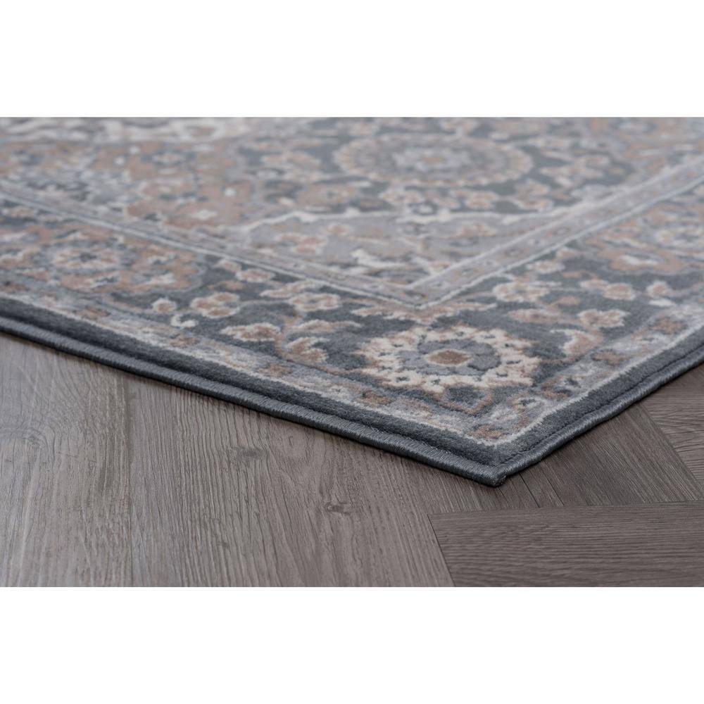 Madison 2' x 3' Gray Synthetic Oriental Rectangular Rug