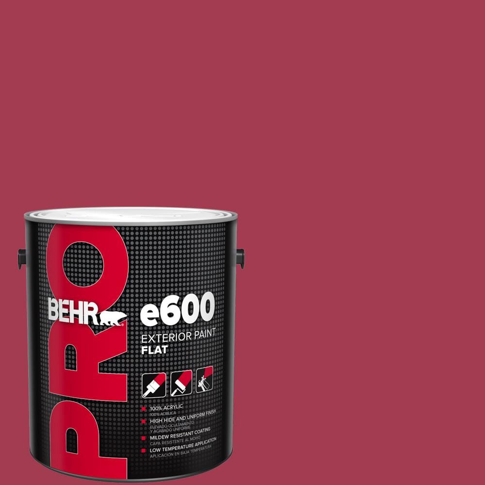 1 gal. #S-G-120 Strawberry Daiquiri Flat Exterior Paint price history on PriceWatchPro
