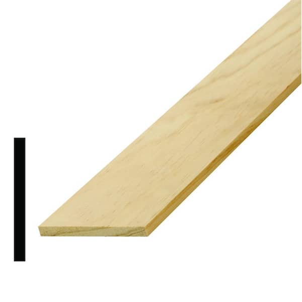 Alexandria Moulding WM 263 1/4 in. x 2-1/2 in. Pine Lattice Moulding