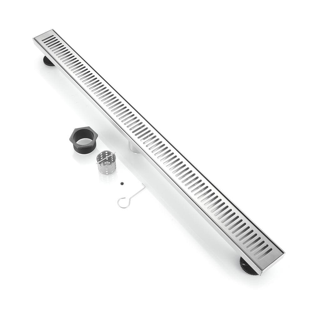 36 in. 304 Stainless Steel Linear Shower Drain in Nickel price history on PriceWatchPro