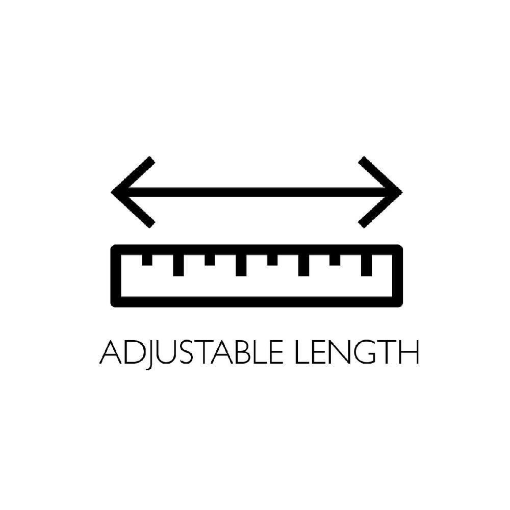 Classic Adjustable Straight Tension Shower Curtain Rod for Bathroom