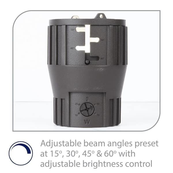 WAC LANDSCAPE Low-Voltage Bronze LED Inground Light with WAC LANDSCAPE Low-Voltage Bronze LED Inground Light with
