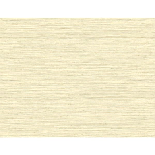 60.75 sq. ft. Tedlar Sunkissed Edmond Faux Sisal High Performance Vinyl Unpasted Wallpaper Roll