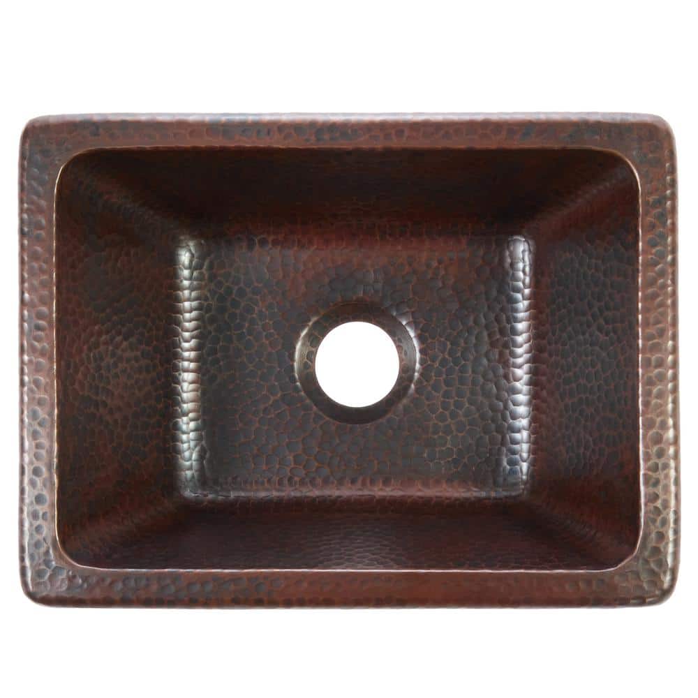 Hawking 12" Aged Copper Dual Flex Undermount Bathroom Sink
