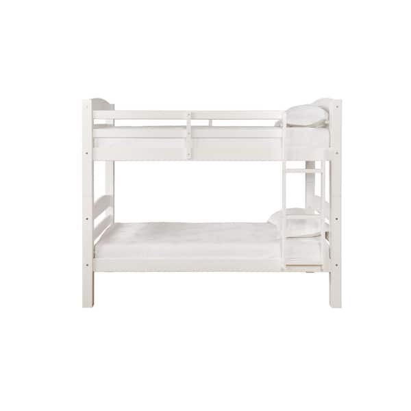 Sanders White Twin Over Bunk Bed, Powell Furniture Bunk Beds
