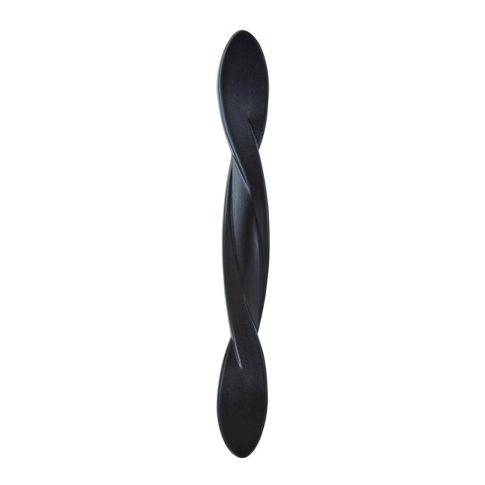 Matte Black Aluminum 4.5'' Arch Cabinet Pulls with Mounting Hardware