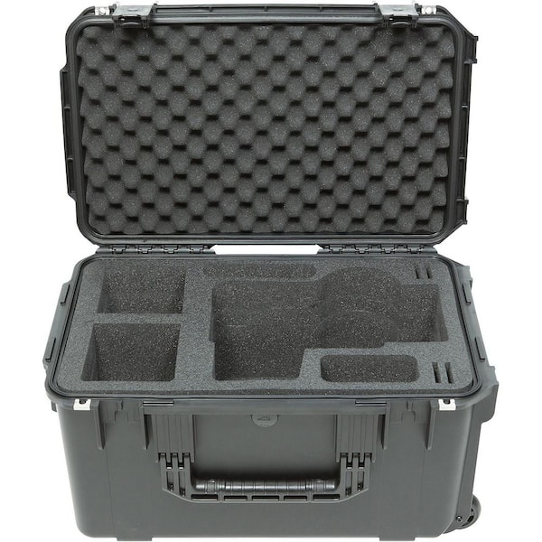 Hard Case with Wheels for URSA Mini Camera with CFast Card and Rod Storage in Black