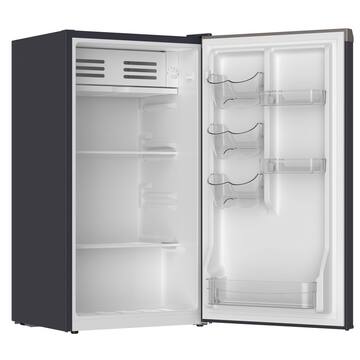 Frigidaire 3.2 cu. ft. Sleek Mini Refrigerator in Gray with Recessed Handle and Reversible Door EFR395-SLATE-6COM