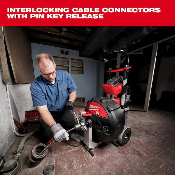 Milwaukee 5/8 in x 50 ft. Inner Core Drain Cleaning Cable 48-53