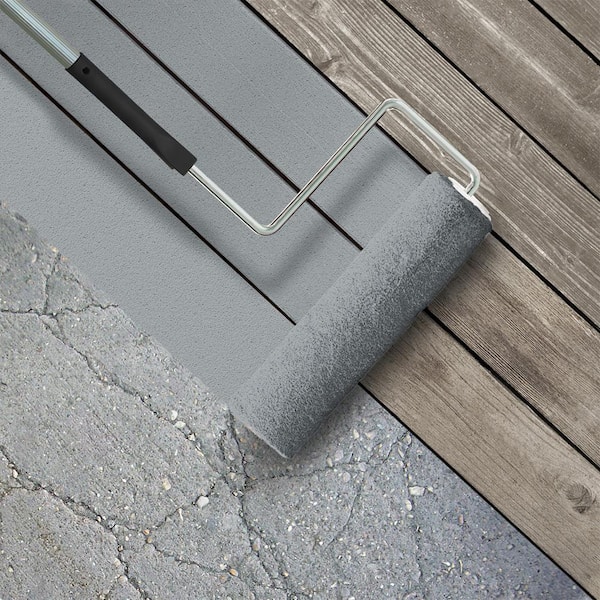 1 gal. #PPU26-19 Chance of Rain Textured Low-Lustre Enamel Interior/Exterior Porch and Patio Anti-Slip Floor Paint