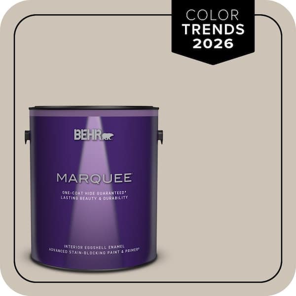 BEHR MARQUEE 1 gal. #720C-3 Wheat Bread One-Coat Hide Eggshell Enamel Interior Paint & Primer