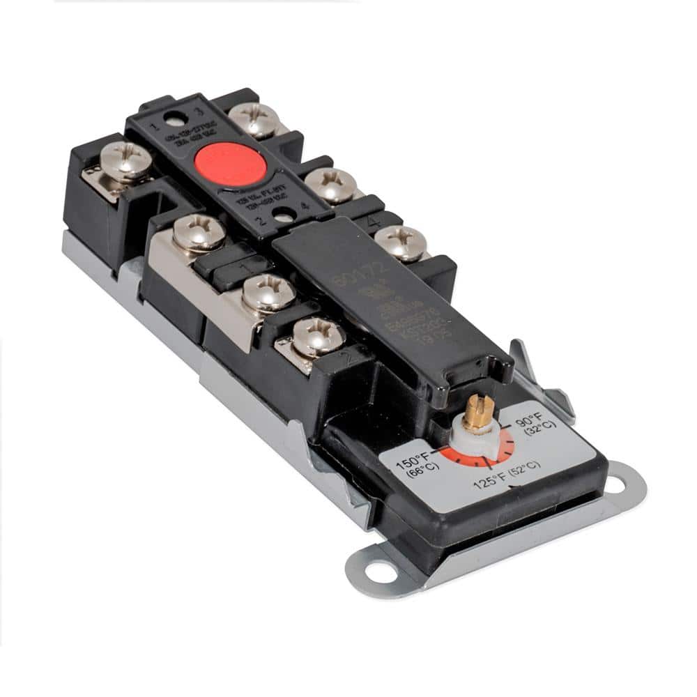 Black Therm-O-Disc Style Double Element Water Heater Thermostat