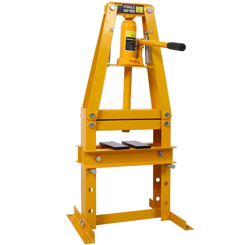 Ami 6 Ton Hydraulic A-Frame Shop Press with Press Plates Yellow price history on PriceWatchPro