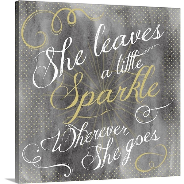 GreatBigCanvas "Sparkle" by Erin Clark Canvas Wall Art
