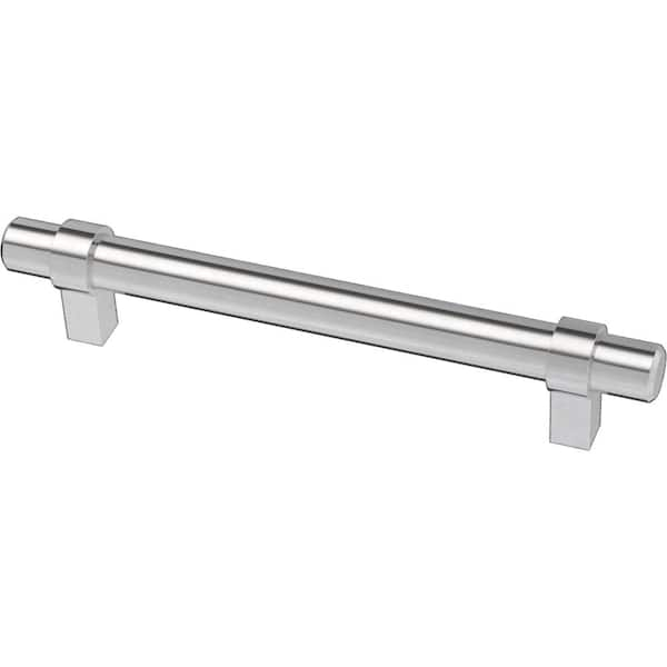 Liberty Essentials 5-1/16 in. (128mm) Center-to-Center Wrapped Chrome Plated Bar Drawer Pull (24-Pack)