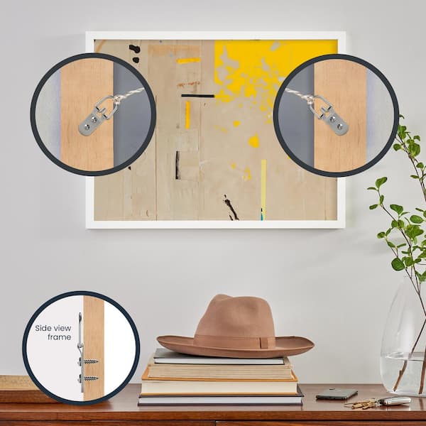 OOK 75 lb. Zinc-Plated Steel D-Ring Hangers (2-Pack) 533832