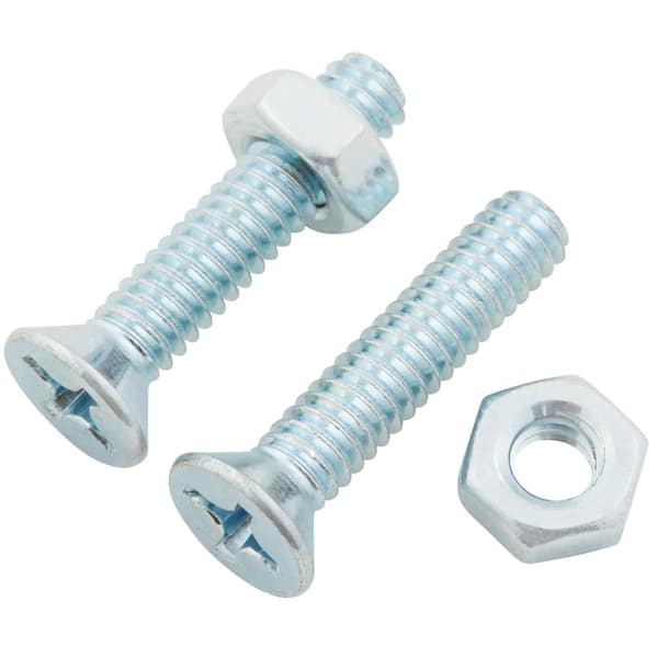 Everbilt 1/4 in.-20 x 1-1/4 in. Zinc Plated Phillips Flat Head