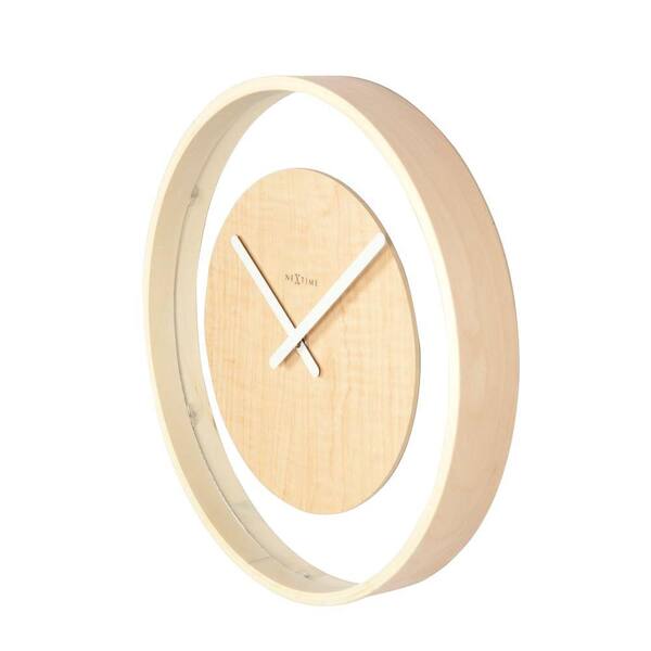 Nextime 11.8 in. Wood Wall Clock