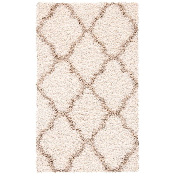 Townsend 3 ft. x 5 ft. Ivory/Beige Geometric Area Rug