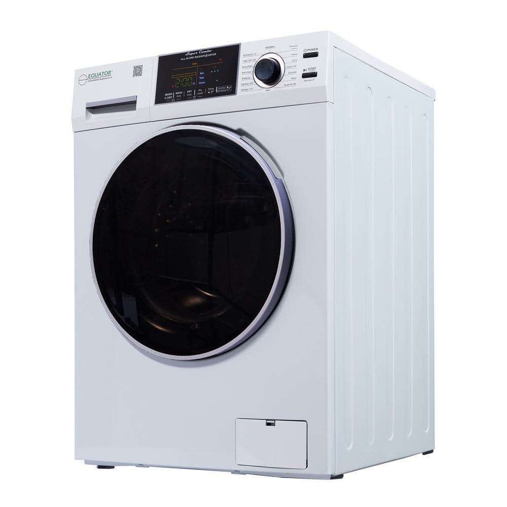 White 36" Electric Smart Combo Washer Dryer