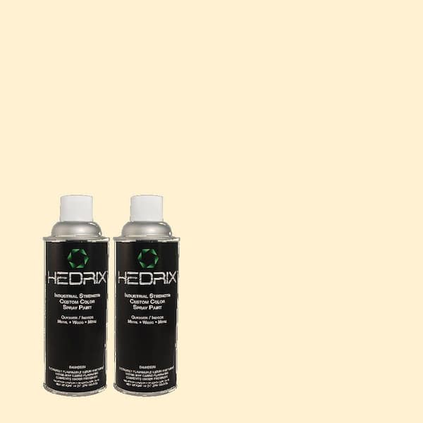 Hedrix 11 oz. Match of CH-1 Buttercream Frosting Gloss Custom Spray Paint (2-Pack)