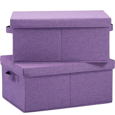 4 Gallon Storage Bin, Purple - STX61481U06C