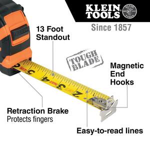 25 ft. Tape Measure with Magnetic Double-Hook