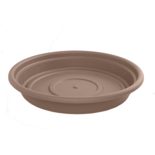 Bloem 16 in. Curated Dura Cotta Plastic Saucer