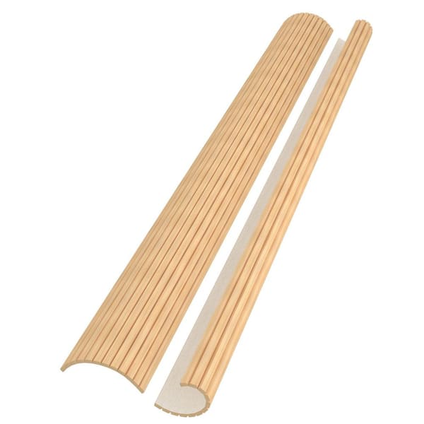 Ejoy 104 in. x 11.8 in. x 0.47 in. Wood Flex Trapezoid Multi