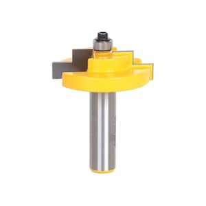 Yonico Router Bits Dado Cutting Roundover Groove 1-Inch Height x 1/4-Inch Radius 1/2-Inch Shank 13051 