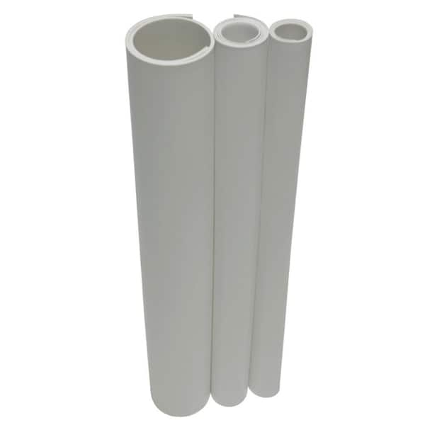 Nitrile 1/2 in. x 6 in. x 12 in. Commercial Grade 60A Off-White Buna Sheets