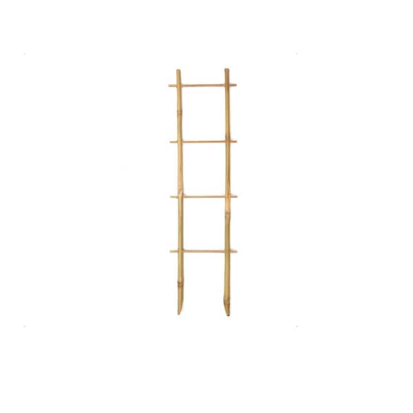 3-Pack 16 Inch Bamboo Ladder Trellis for Indoor Climbing Plants, Support for Potted Monstera, Orchid, Hoya, Vine Plants