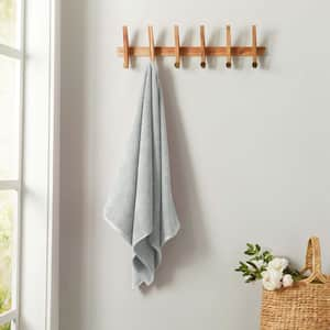 Grey 100% Cotton Quick Dry Single Bath Towel