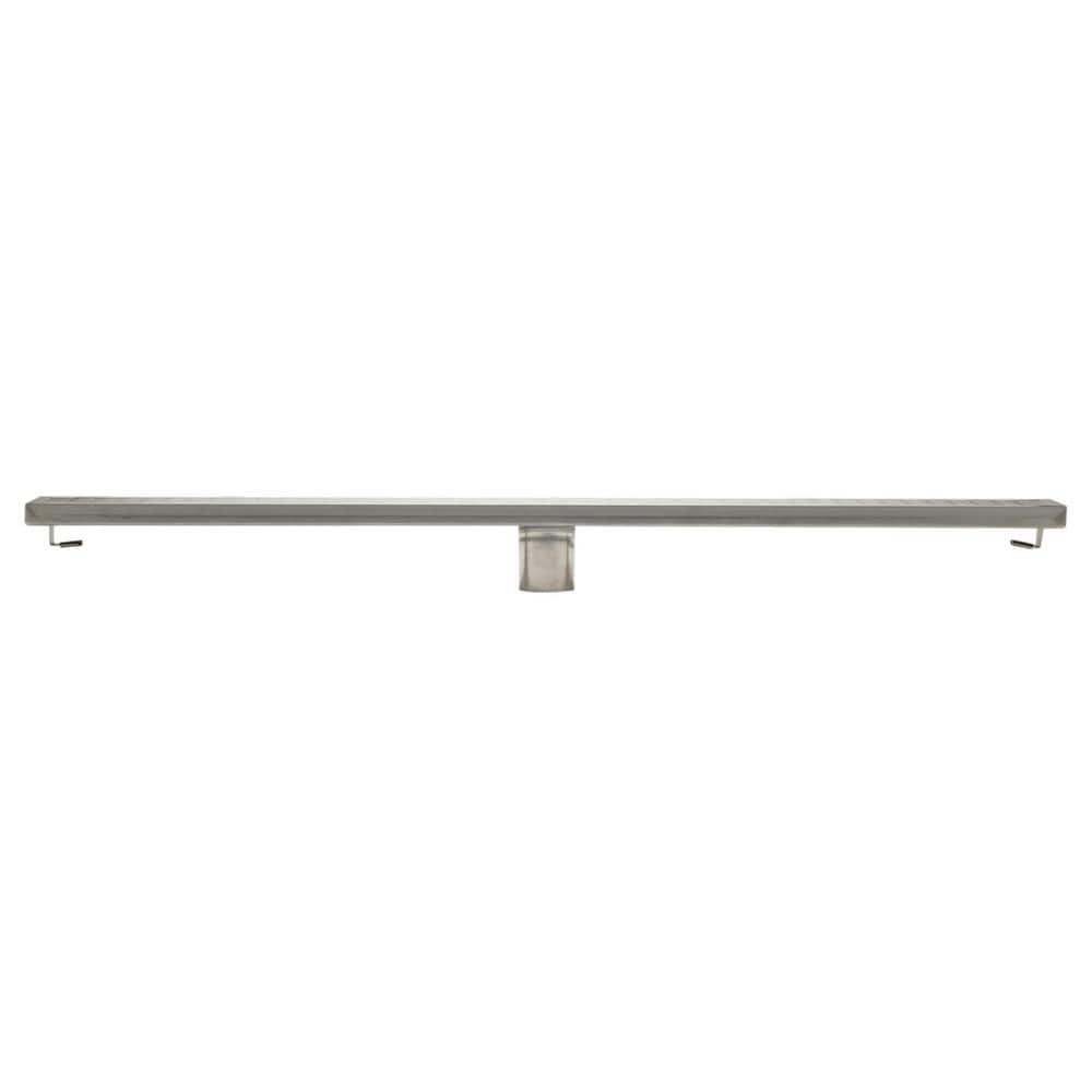 36" Stainless Steel Linear Shower Drain with Groove Holes