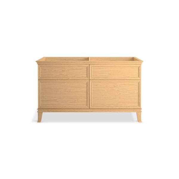 KOHLER Artifacts 60 in. W x 21.89 in. D x 34.49 in. H Bath Vanity Cabinet without Top in Weathered Oak