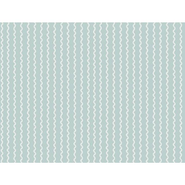 RIFLE PAPER CO. Rickrack Light Blue Matte Non-Pasted Wallpaper