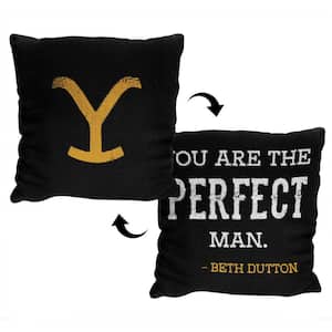 Yellowstone Perfect Man Double Sided Jacquard Pillow