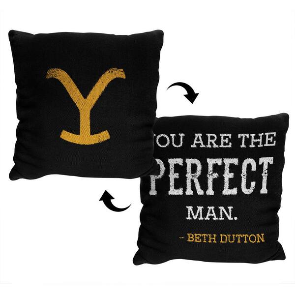 THE NORTHWEST GROUP Yellowstone Perfect Man Double Sided Jacquard Pillow