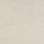 EMSER TILE Sterlina Ivory 11.81 in. x 23.62 in. Polished Marble Look ...