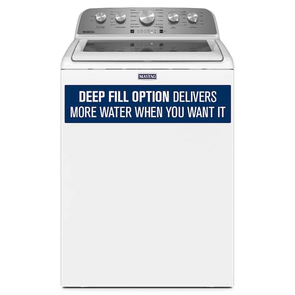 4.8 cu. ft. Top Load Washer in White with Extra Power