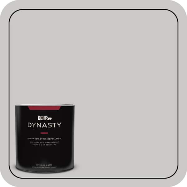 BEHR DYNASTY 1 qt. #790E-2 Gentle Rain Matte Interior Stain-Blocking Paint & Primer