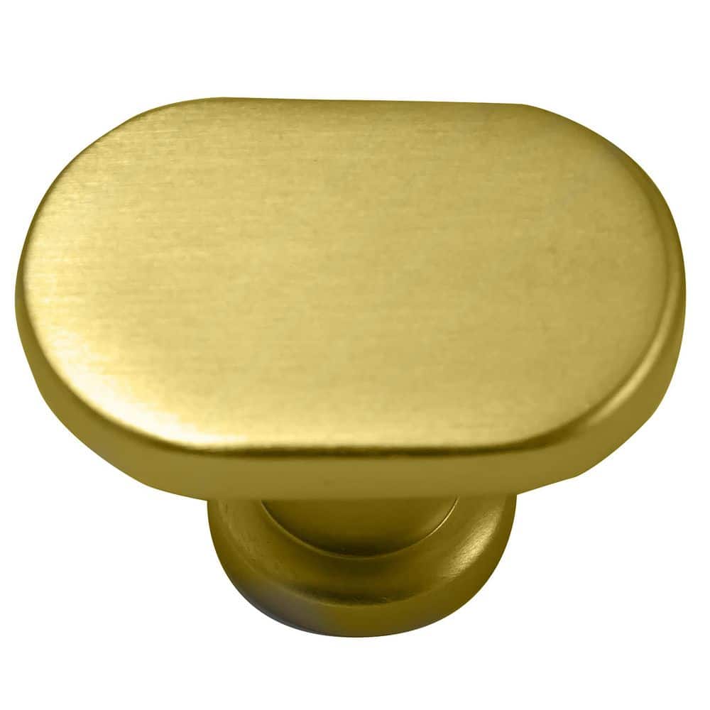 Aspen 1.375 in. Matte Brass Oval Cabinet Knob price history on PriceWatchPro