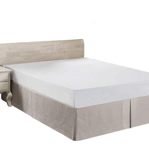 14" Linen Color Queen Bed Skirt