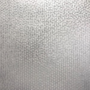 Geometrics Silver Wallpaper Sample