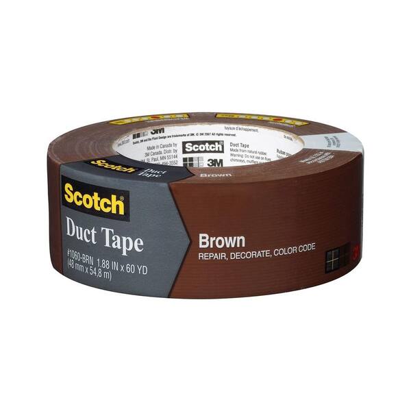 3M Scotch 1.88 in. x 60 yds. Brown Duct Tape (Case of 9)