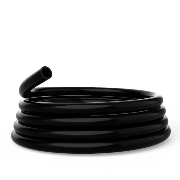 Alpine Corporation 1-1/4 in. I.D. x 1-1/2 in. O.D. x 50 ft. Black Flexible Vinyl Tubing for Koi Ponds, AC, Pump Discharge and More