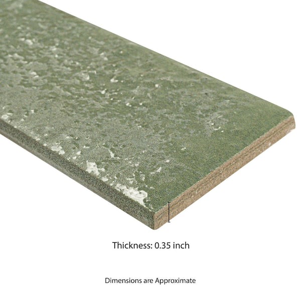 MSI Piastrella Jade 2.5 in. x 10 in. Satin Porcelain Subway Wall