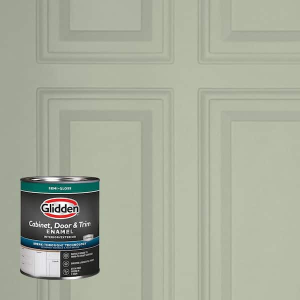 1 qt. PPG1124-4 Light Sage Semi-Gloss Door, Trim and Cabinet Paint