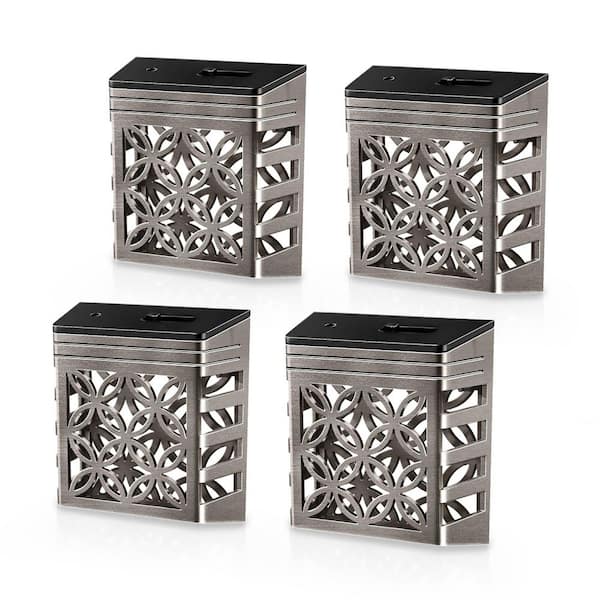 1-Light 3000K Plug-In Night Light with Dusk to Dawn Sensor Adjustable Brightness Nightlights for Hallway(4-Pack)