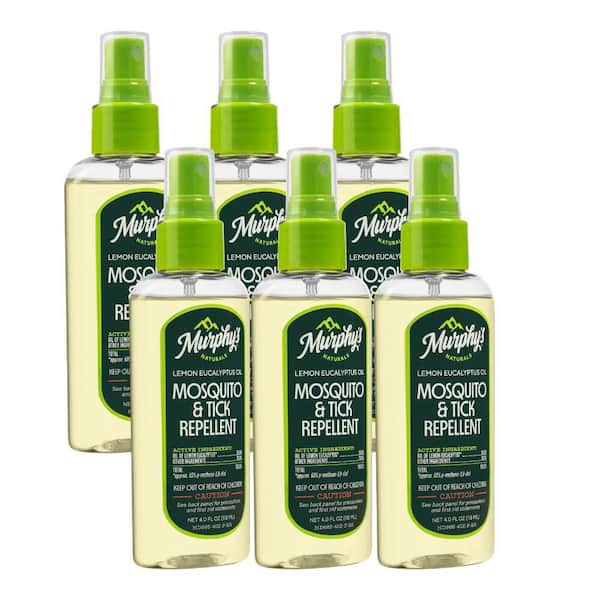 4 oz. Mosquito and Tick Lemon Eucalyptus Insect Repellent Spray (6-Pack)